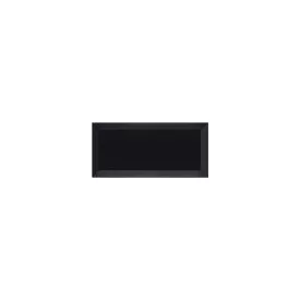 Ribesalbes Bisel Negro Brillo 10X20 Fózolt Metro Csempe
