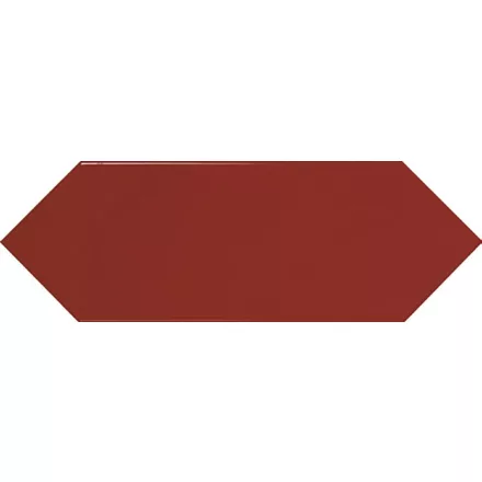 Picket /Nyíl/ Red Fényes Sima Hatszög 10X30 Piros Fali Csempe