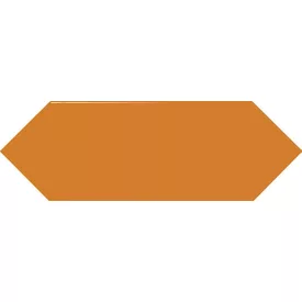   Picket /Nyíl/ Orange Fényes Sima Hatszög 10X30 Narancs Fali Csempe