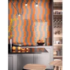 Picket /Nyíl/ Orange Fényes Sima Hatszög 10X30 Narancs Fali Csempe