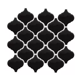Arabesco Black Mini 27,6X25 Mozaikcsempe 