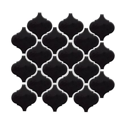 Arabesco Black Mini 27,6x25 mozaikcsempe 