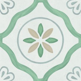  Peronda Harmony Sirocco Green Petals R10  22,3X22,3  Járólap