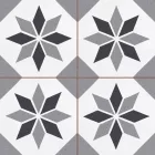  Duomo Styles Cayrel Star Charcoall 45,2X45,2