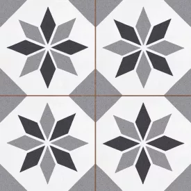  Duomo Styles Cayrel Star Charcoall 45,2X45,2