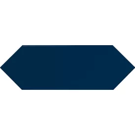  Picket /Nyíl/ Navy Blue Fényes Sima Hatszög 10X30 Tengerész Kék Fali Csempe