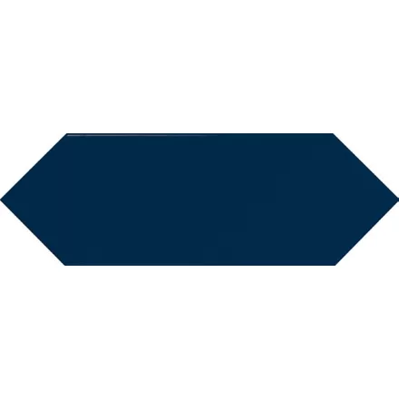 Picket /Nyíl/ Navy Blue Fényes Sima Hatszög 10X30 Tengerész Kék Fali Csempe