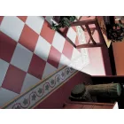 Vives 1900 Rojizo 20X20 Cementlap Mintás Járólap