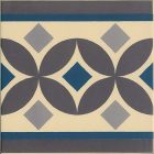 Vives 1900 Güell-2 20X20 Cementlap Mintás Járólap