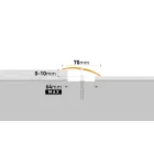  Pr10 Szintkülönbséget Áthidaló Profil A1 Ezüst 0,93 M