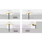  Cs30 Szintkülönbséget Áthidaló Profil 7 Liberty Oak 0,93 M