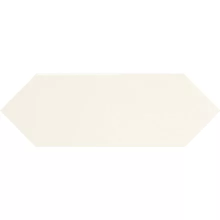 Picket /Nyíl/ Ivory Fényes Sima Hatszög 10X30 Csont Fali Csempe