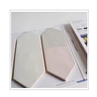 Picket /Nyíl/ Ivory Fényes Sima Hatszög 10X30 Csont Fali Csempe
