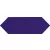 Picket /Nyíl/ Violet Fényes Sima Hatszög 10X30 Lila Fali Csempe