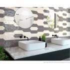 Picket /Nyíl/ Creme Fényes Sima Hatszög 10X30 Krém Fali Csempe