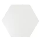 Hexagon White Mate 12,4X10,7