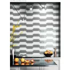Picket /Nyíl/ Grey Fényes Sima Szürke Hatszög 10X30 Fali Csempe