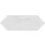 Picket /Nyíl/ Carrara Fényes Sima Hatszög 10X30 Fali Csempe