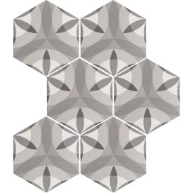 Equipe  HEXATILE 17,5X20 HEXATILE NATURE B&W 17,5X20 Matt