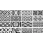 Equipe  METRO 7,5X15 METRO PATCHWORK B&W 7,5X15 Fényes