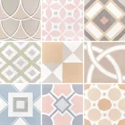 Equipe  CAPRICE 20X20 PATCHWORK PASTEL 20X20 Matt