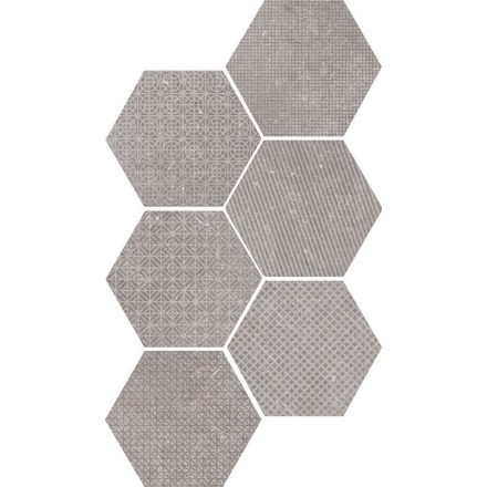 Equipe Coralstone Hexagon Melange Grey 29,2X25,4 Eq-10D