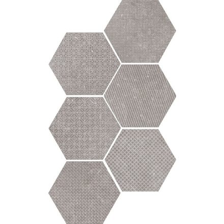 Equipe Coralstone Hexagon Melange Grey 29,2X25,4 Eq-10D