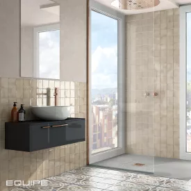 Equipe  MANACOR 10X10 MANACOR BEIGE ARGILE 10X10 Fényes