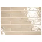 Equipe  MANACOR 6,5X40 MANACOR BEIGE ARGILE 6,5X40 Fényes