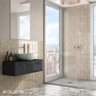 Equipe  MANACOR 6,5X40 MANACOR BEIGE ARGILE 6,5X40 Fényes
