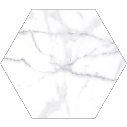 Ribesalbes Hex Carrara Gloss  15×17,3 Fali Csempe