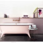Picket /Nyíl/ White Matt Sima Hatszög 10X30 Fehér Fali Csempe