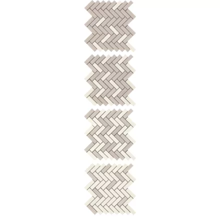 Ragno Terracruda Mosaico Degrade' Calce Luce R060 332X1288 
