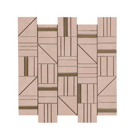 Ragno Resina Rosa Mosaico Forme R7Ll 400X430  