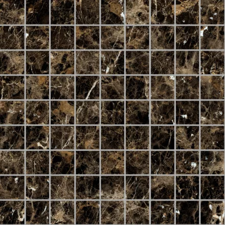 Ragno Incanto Emperador Mosaico Glossy R95Y 300X300  