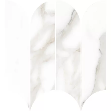 Ragno Incanto Calacatta Nobile Glossy Mosaico Ventaglio R9Ce 281X310  