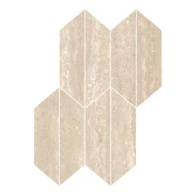   Ragno Travertino Vein Beige Mosaico Losanga Rt Rclc 294X407  