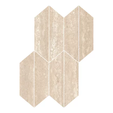 Ragno Travertino Vein Beige Mosaico Losanga Rt Rclc 294X407  