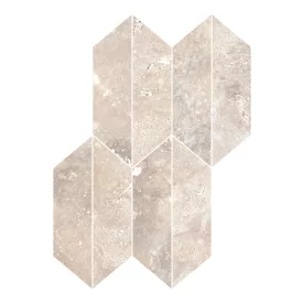   Ragno Travertino Cross Noce Mosaico Losanga Rt Rclf 294X407  
