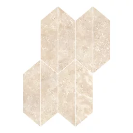 Ragno Travertino Cross Beige Mosaico Losanga Rclg 294X407  