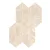 Ragno Travertino Cross Beige Mosaico Losanga Rclg 294X407  