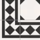 Realonda Oxford Negro Esquina 33,3X33,3 I.o