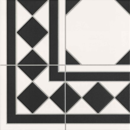 Realonda Oxford Negro Esquina 33,3X33,3 I.o