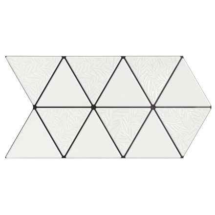 Relonda Triangle Deco Snow fényes 48,5x28 cm 